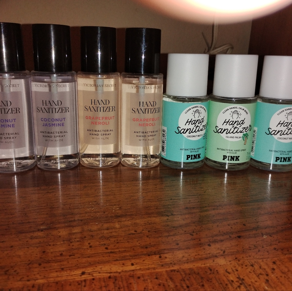 New 7 Victoria's secret and Victoria's secret pink hand sanitizer sprays
